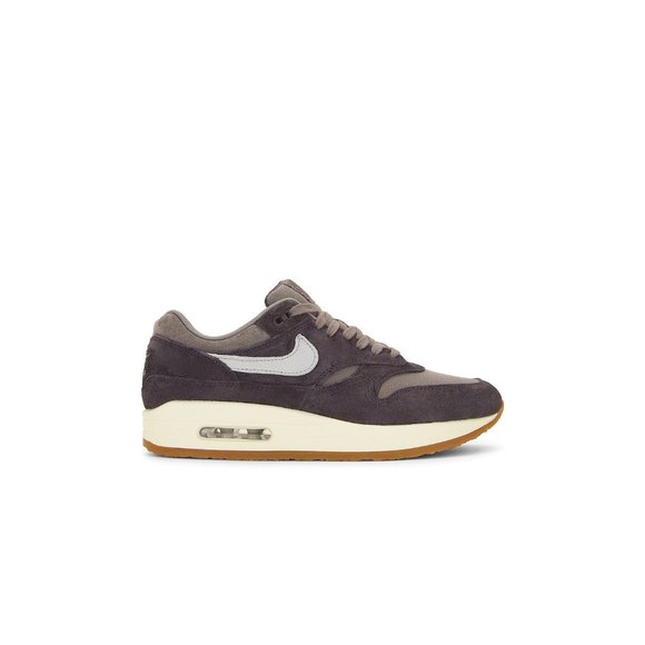 Nike Air Max 1 Prm Crepe Sneaker in Soft Grey, Neutral Gray, & Thunder Grey - Picture 1 of 7